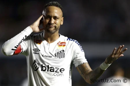 Neymar qo'li bilan gol urdi va ......