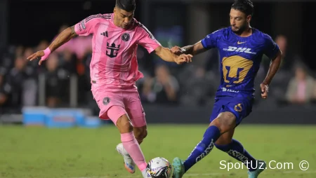 "Inter Mayami" "Pumas" ni mag'lub etdi