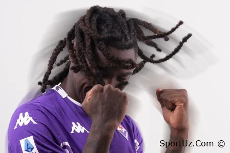 "Fiorentina" jamoaning eng yaxshi bombardir Moise Kin bilan shartnomasini uzaytirdi