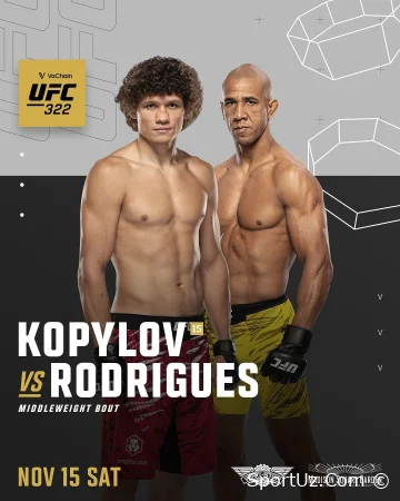 Roman Kopilov UFC 322 turnirida navbatdagi jangini o'tkazadi