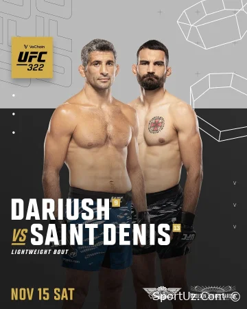 Benoit Sen-Denis UFC 322 turnirida navbatdagi jangni o'tkazadi