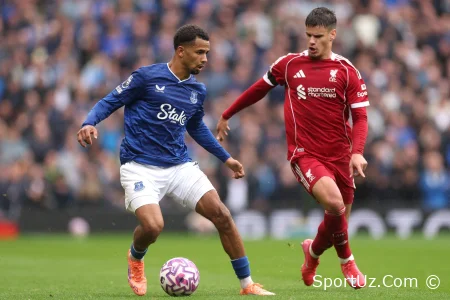"Liverpul" "Everton" ni 5-tur doirasida derbida mag'lub etdi, Ekitike g'alaba to'pini urdi