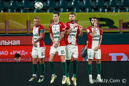 "Lokomotiv" klub tarixida birinchi marta RPLning ketma-ket beshta o'yinini teng natija bilan yakunladi
