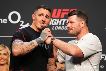 "U MMAda Muhammad Ali." Bisping-Aspinalla haqida