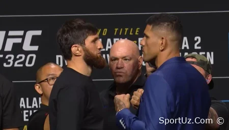 Magomed Ankalaev va Aleks Pereyra UFC 320 jangi arafasida qarashlar jangini o'tkazdilar