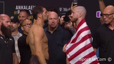 Abusupyan Magomedov UFC 320 jangidan oldin Jo Payfer bilan yakuniy sturdown o'tkazdi