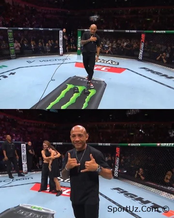 Joze Aldo UFC turnirida tomoshabinlar oldida qo'lqop qoldirdi. U ilgari karerasini yakunlagan