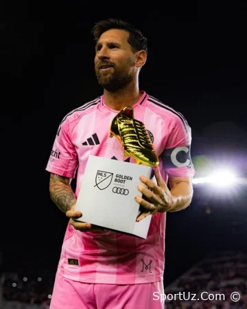 Lionel Messi MLSda muntazam ravishda "Oltin butsa" ni qo'lga kiritdi