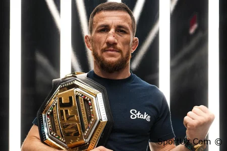 Dvalishvili Sandhagen bilan jang kuni sparring o'tkazgani haqidagi mish-mishlarga munosabat bildirdi