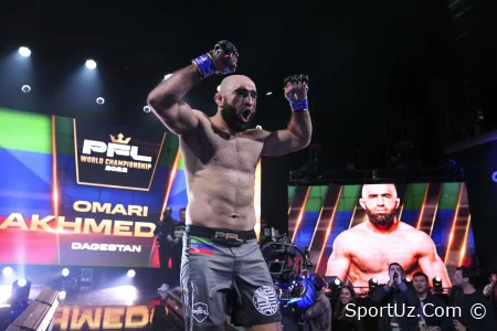 Omari Ahmedov Rodrigo Kavaleyroni Kaspiyskdagi Ural FCda texnik nokaut bilan mag'lub etdi