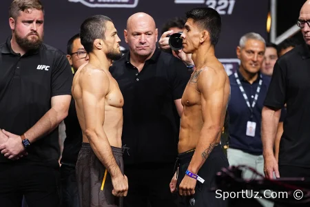 Umar Nurmagomedov BAAdagi UFC 321 musobaqasida bir ovozdan Mario Bautistani mag'lub etdi