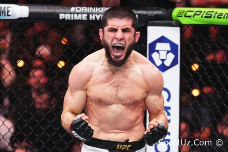 "16-noyabr kuni men dunyodagi eng yaxshi jangchi kimligini ko'rsataman." Maxachev-UFCning ikkinchi kamari uchun kurash haqida