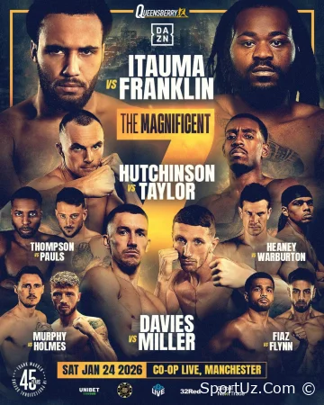 Mag'lubiyatsiz Moses Itauma 24-yanvar kuni Buyuk Britaniyada navbatdagi jangini o'tkazadi