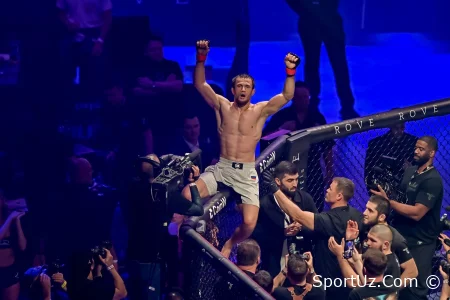 PFL chempioni Usmon Nurmagomedov birinchi marta Alfi Devis bilan jang e'loniga munosabat bildirdi