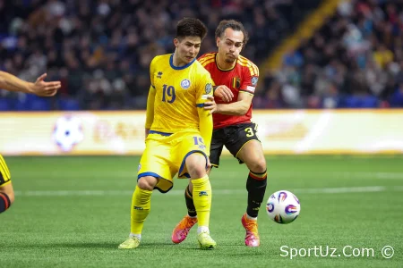 Belgiyani terma jamoasi darvozasiga Dastan Satpayev gol urib, Qozog'iston terma jamoasi tarixidagi eng yosh gol muallifi bo'ldi