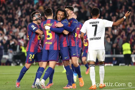 Kunde dubli" Barselona"ga Chempionlar Ligasining 6-turida "Ayntraxt" ni mag'lub etishga yordam berdi