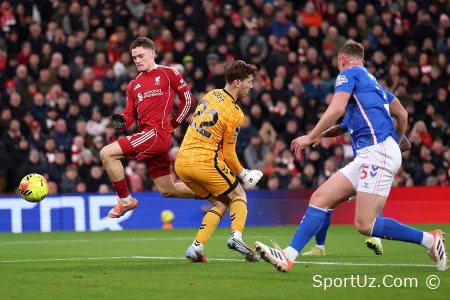 "Liverpul "APLning "Sanderlend" ga qarshi o'yinida mag'lubiyatdan qutulib qoldi