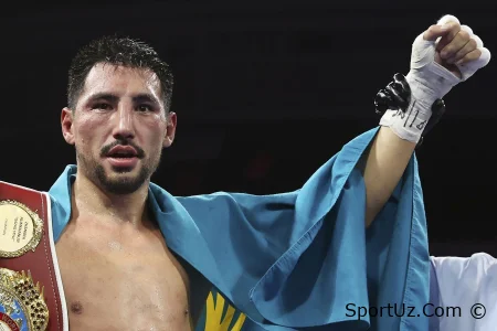 Janibek Alimxanuli muvaffaqiyatsiz doping testi tufayli Erislandi Lara bilan jangdan voz kechdi