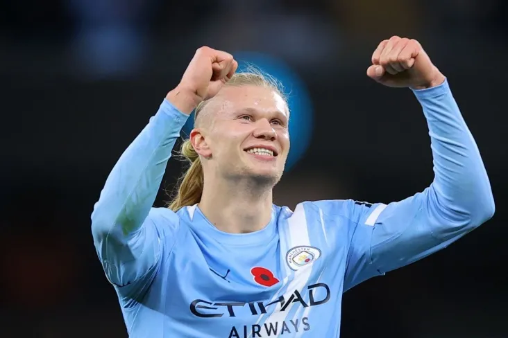 Erling Xoland Krishtianu Ronaldu bilan APLdagi gollar soni bo'yicha tenglashdi