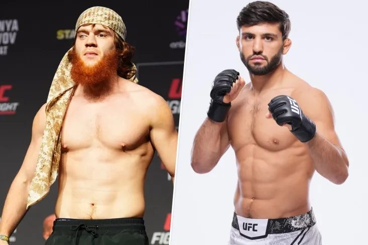 Shara Bullet va Armand Tsarukyan grappling jangidan oldin qarashlar jangini o'tkazdilar