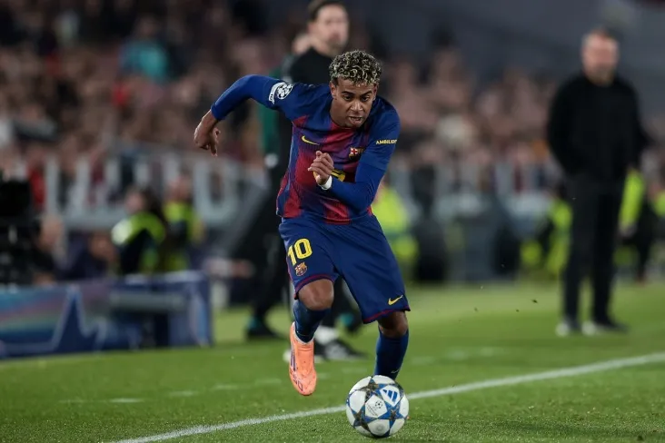 Lamin Yamal Evropaning eng yaxshi 5 ligasida muvaffaqiyatli dribling bo'yicha etakchiga aylandi