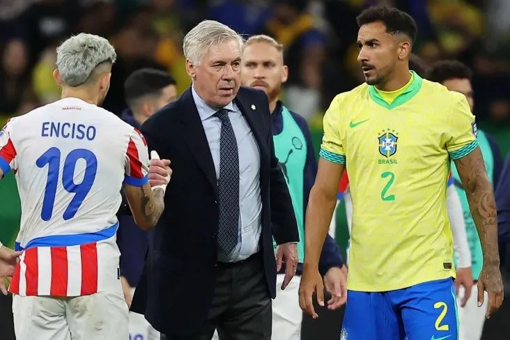 Braziliya terma jamoasi murabbiyi Karlo Anchelotti Madridda "Real" ning "Levante" bilan o'yinida ishtirok etdi