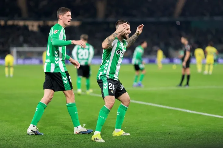"Betis "la liganing 20-turida" Vilyarreal " ni ishonchli mag'lub etdi