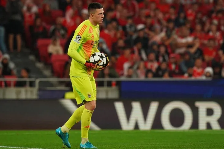 "Benfika" darvozaboni Trubin LCHDAGI "Real" darvozasiga tarixiy gol urganidan so'ng post e'lon qildi