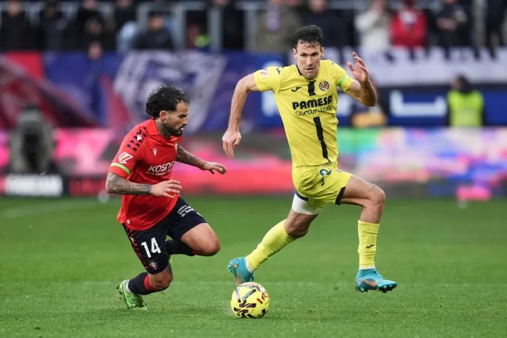 "Vilyarreal "" Osasuna " bilan La liganing 22-turida Moreno dubli tufayli teng natija bilan o'ynadi.