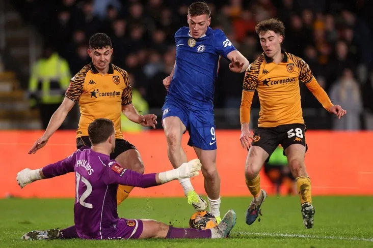 "Chelsea "Angliya Kubogining 1/16 final o'yinida" Xall Siti " ni mag'lub etdi