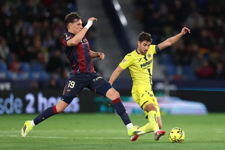 "Vilyarreal "" Levante " ni La Liga o'yinida mikautadze goli tufayli mag'lub etdi