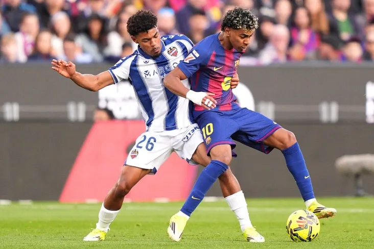 "Barselona "" Levante " ni mag'lub etdi va la Liga turnir jadvalida birinchi o'rinni egalladi