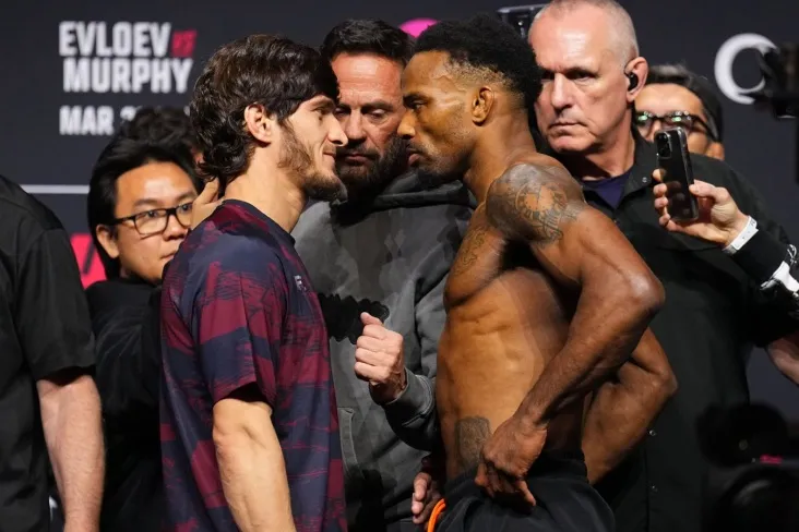 UFC Fight Night 270 turnirining barcha natijalari asosiy jang bilan Movsar Yevloyev Leron Merfi