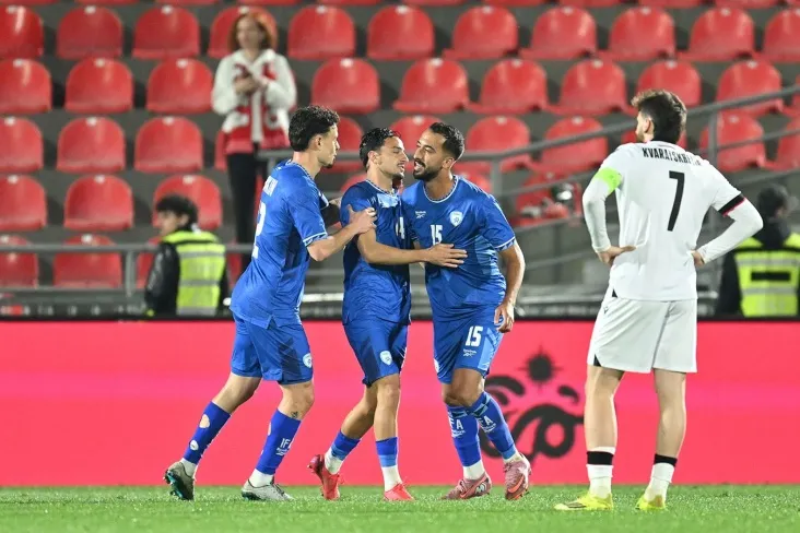 Gruziya terma jamoasi do'stona o'yinda Isroil bilan teng natija bilan o'ynadi, Kvaratsheliyada dubl o'ynadi.