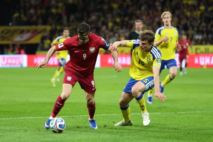 Dyekereshning goli Shvetsiya va Polsha o'rtasidagi jahon chempionatida o'ynash huquqi uchun o'yinning video sharhida