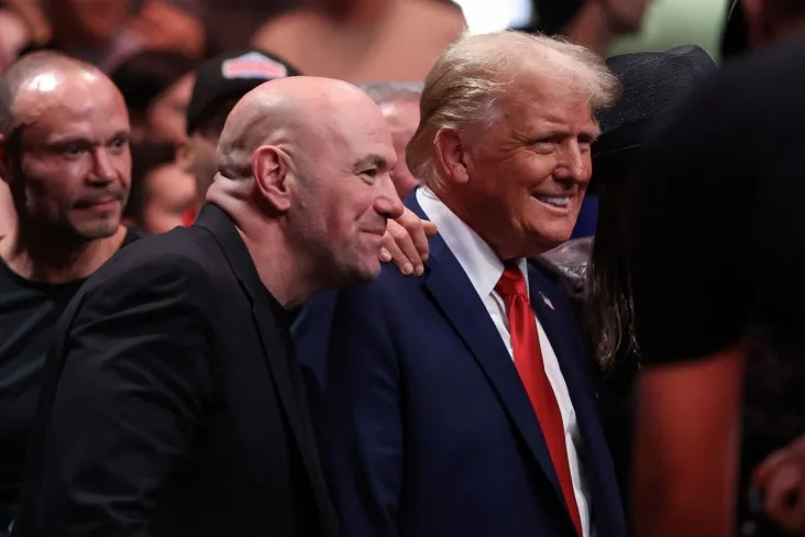 Trump 12 aprelga o'tar kechasi Mayamidagi UFC 327 musobaqasida qatnashadi-Dana Uayt
