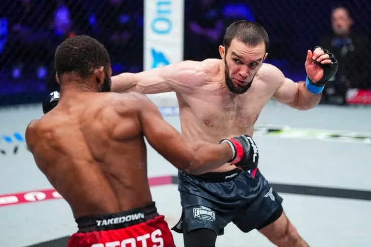 Nurmagomedovning mag'lubiyatsiz tarbiyalanuvchisi Chikagodagi PFL turnirida g'alaba qozondi