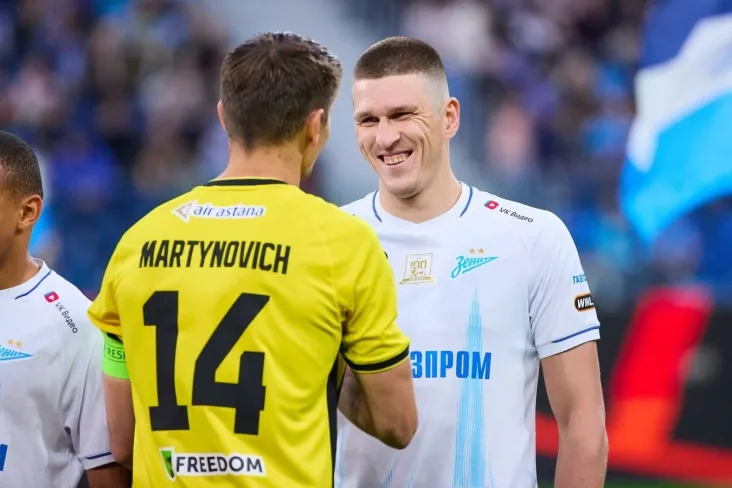 Kapitan "Qayrata" Martynovich "Zenit"bilan taqqoslanadigan Chempionlar Ligasi klublarini nomladi