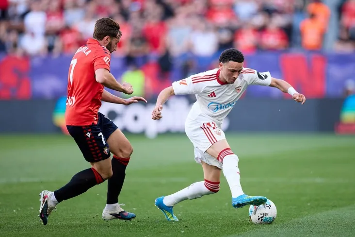 "Osasuna "" Sevilya " ni la liganing 32-turida 90+9-daqiqada gol urib mag'lub etdi