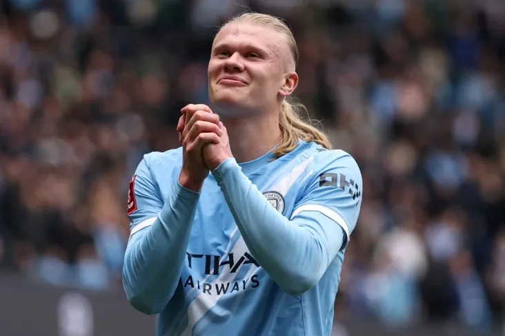 Erling Xoland APLning so'nggi to'rtta o'yinida gol urdi