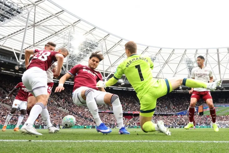"Arsenal "" Vest Xem "ni mag'lub etdi va" man Siti " dan APL jadvalida besh ochkoga ajralib chiqdi