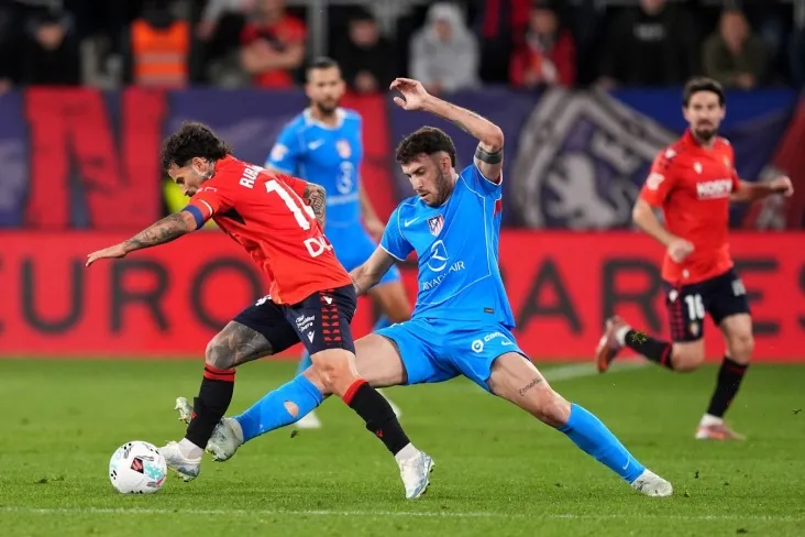 "Atletiko "la liganing 36-turida" Osasuna " ni ozchilikda mag'lub etdi