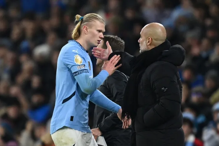 Xoland "Manchester Siti"ni tark etadigan Gvardiola bilan xayrlashdi