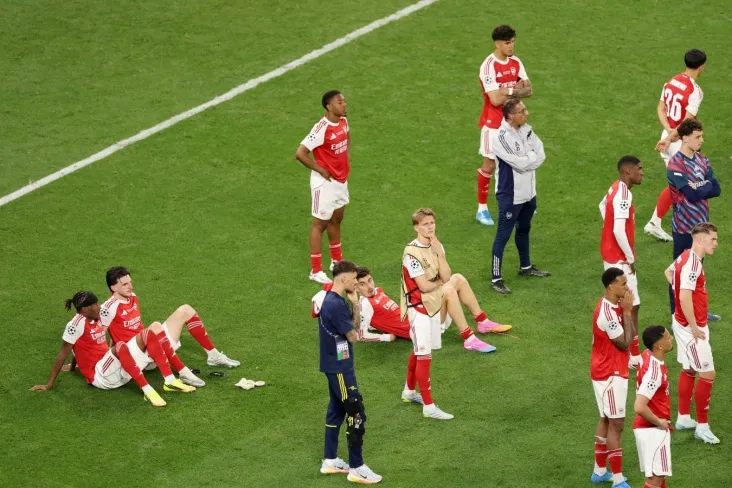 Chempionlar Ligasi finalida"PSJ" ga mag'lubiyatdan so'ng "Arsenal" futbolchilarining his-tuyg'ulari