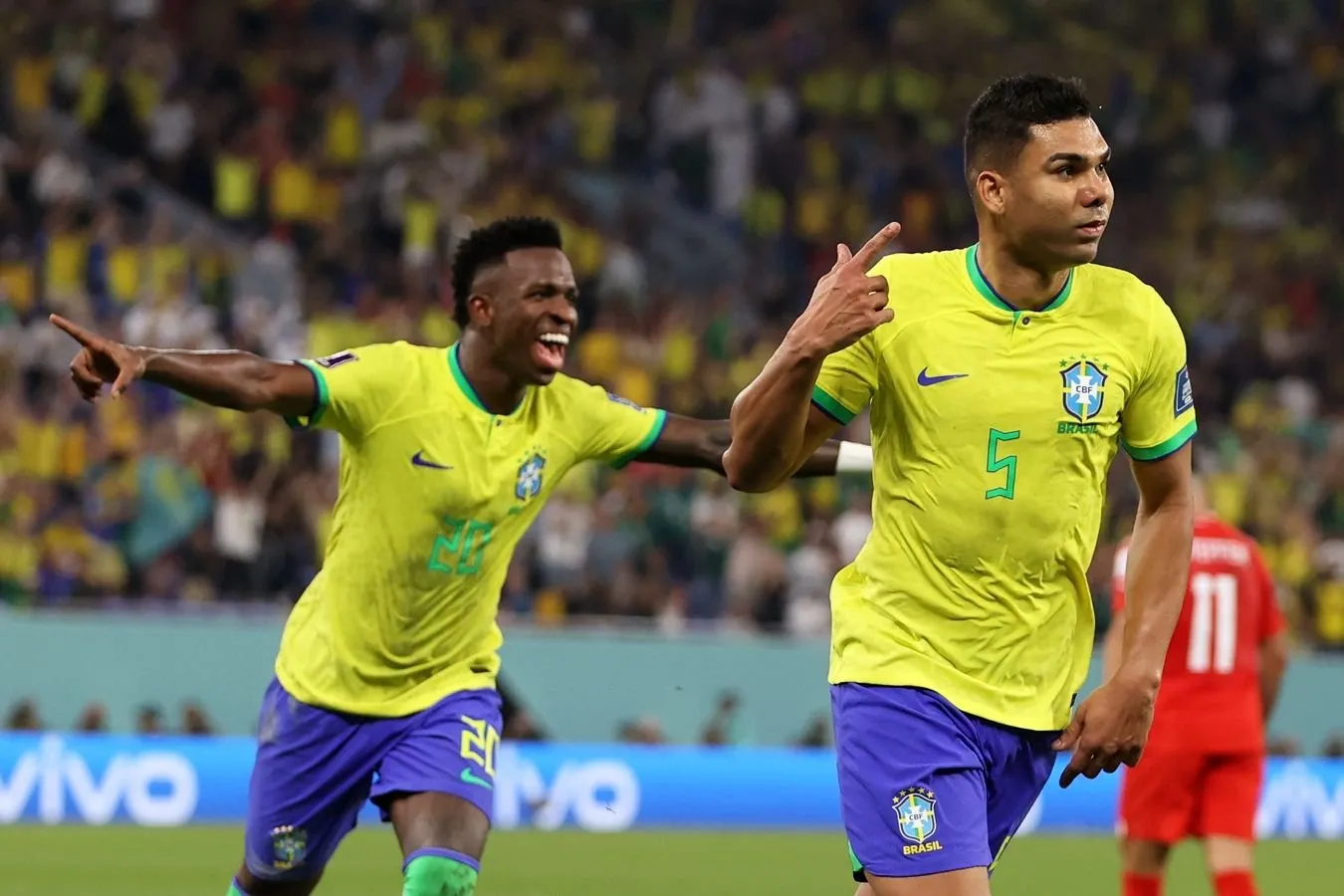Braziliya-Misr: uchrashuvning 11-daqiqasida jamoalar gol almashishdi