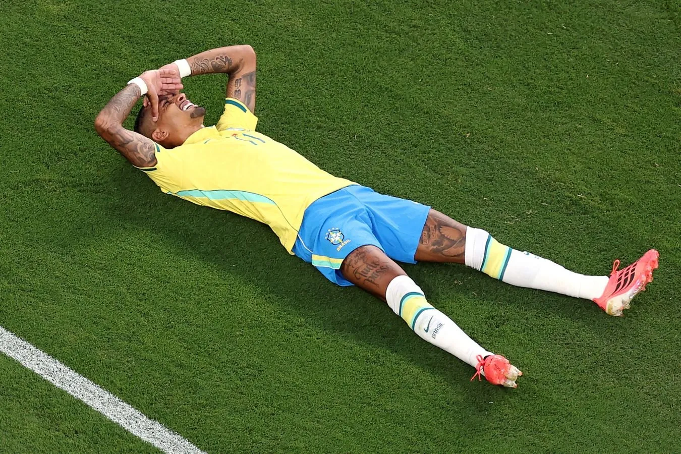 Rafinha Braziliya va Marokash uchrashuvidan so'ng individual mashg'ulot o'tkazdi