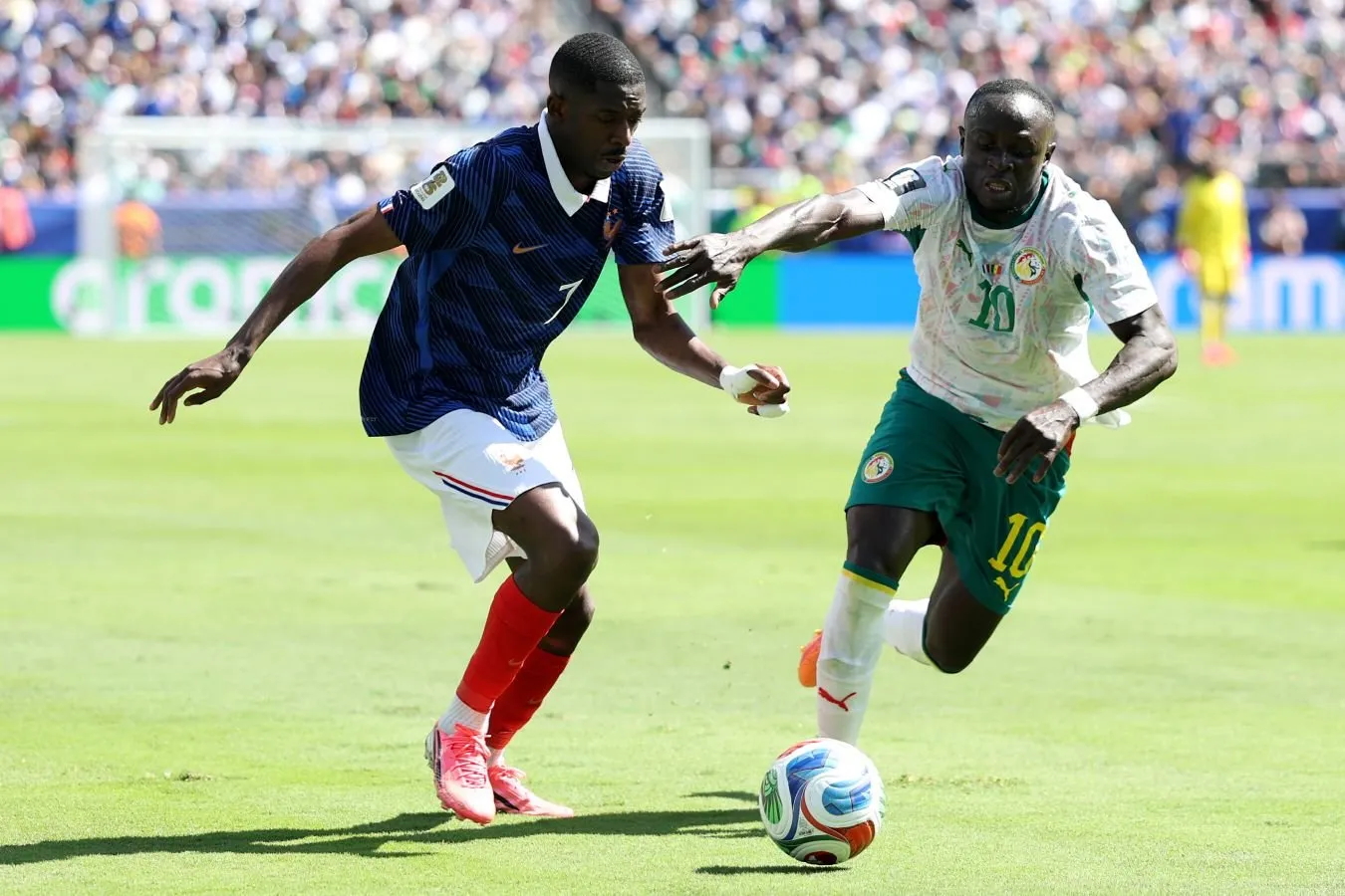 Usmon Dembele 2026 yilgi jahon chempionatida, Fransiya-Senegal o'yinidagi statistika: gollar, o'tkazmalar, kartochkalar