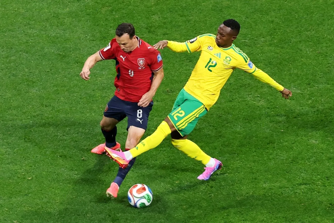 Janubiy Afrika terma jamoasi 2026 yilgi jahon chempionatida Chexiya bilan o'tgan o'yinda penalti tufayli mag'lubiyatdan voz kechdi.