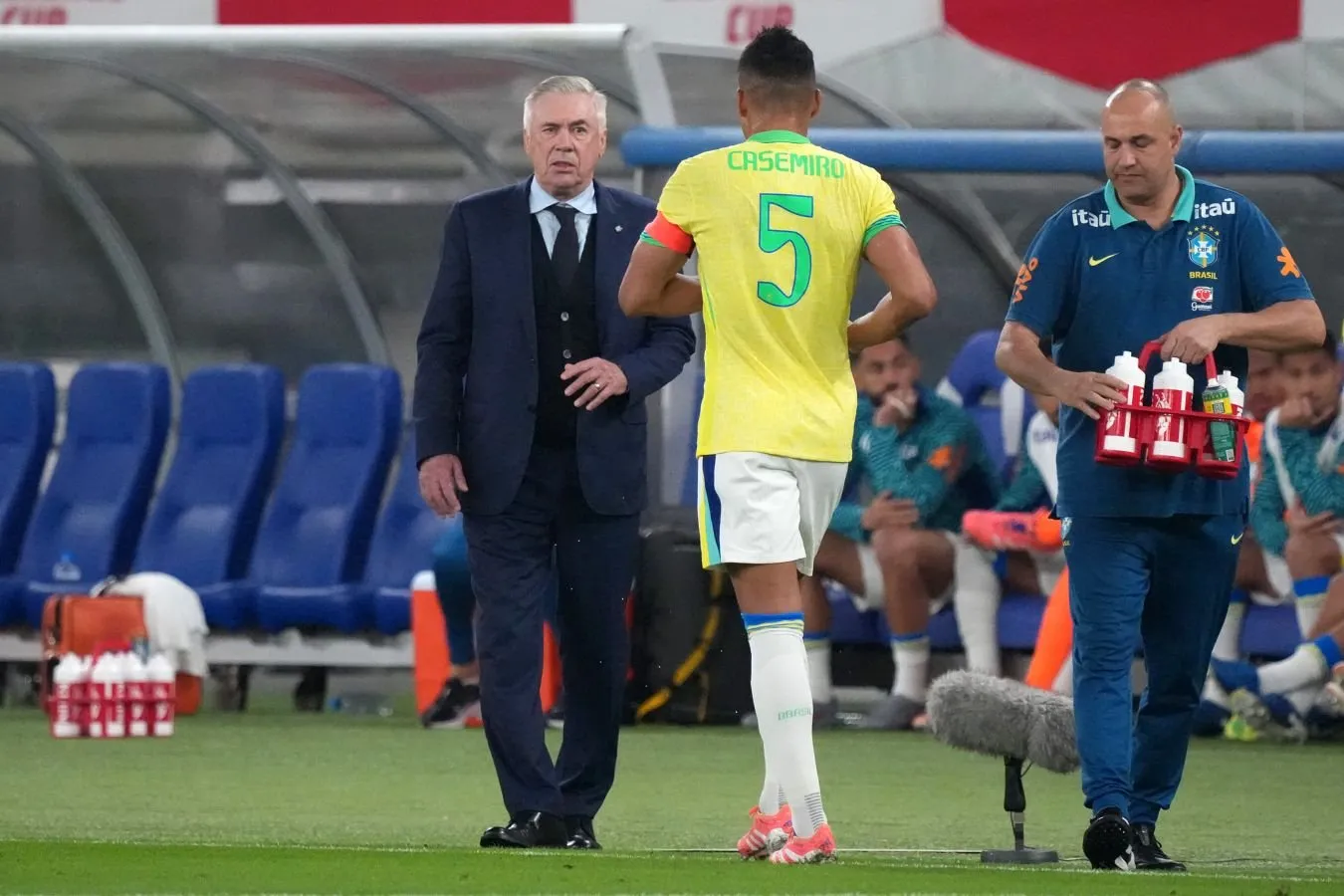 Anchelotti Braziliyaning mag'lubiyat g'alabasi haqida fikr bildirdi va Duglas Santos darajasini baholadi
