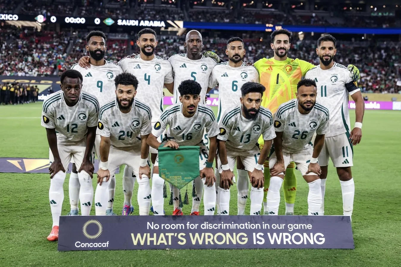 Kabo-Verde-Saudiya Arabistoni: 2026 yilgi jahon chempionati o'yinining birinchi yarmi durang bilan yakunlandi